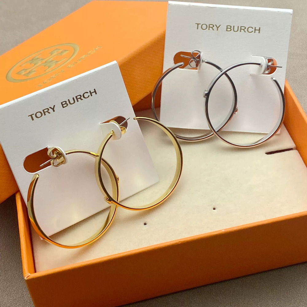 Tory Burch Metal Large Earrings